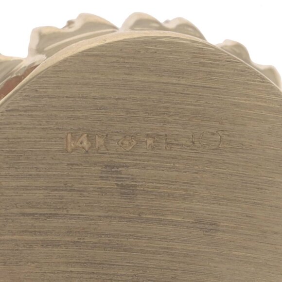 Richard Klein Ruby Slide Charm - Yellow Gold 14k Oval & Round 1.79ctw Floral - Picture 4 of 4